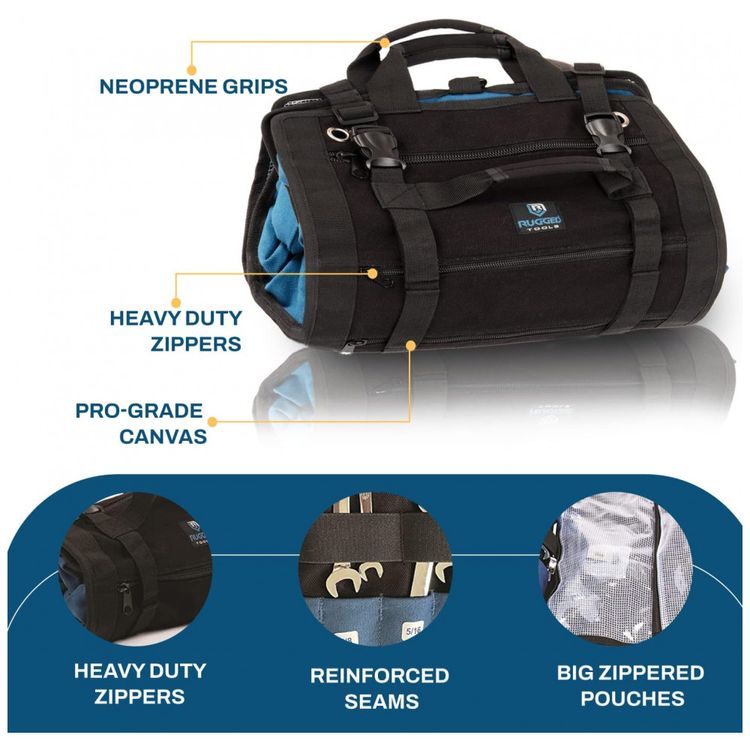 Bolsa-de-Ferramentas-Organizadora-com-Compartimentos-RUGGED-foto-4