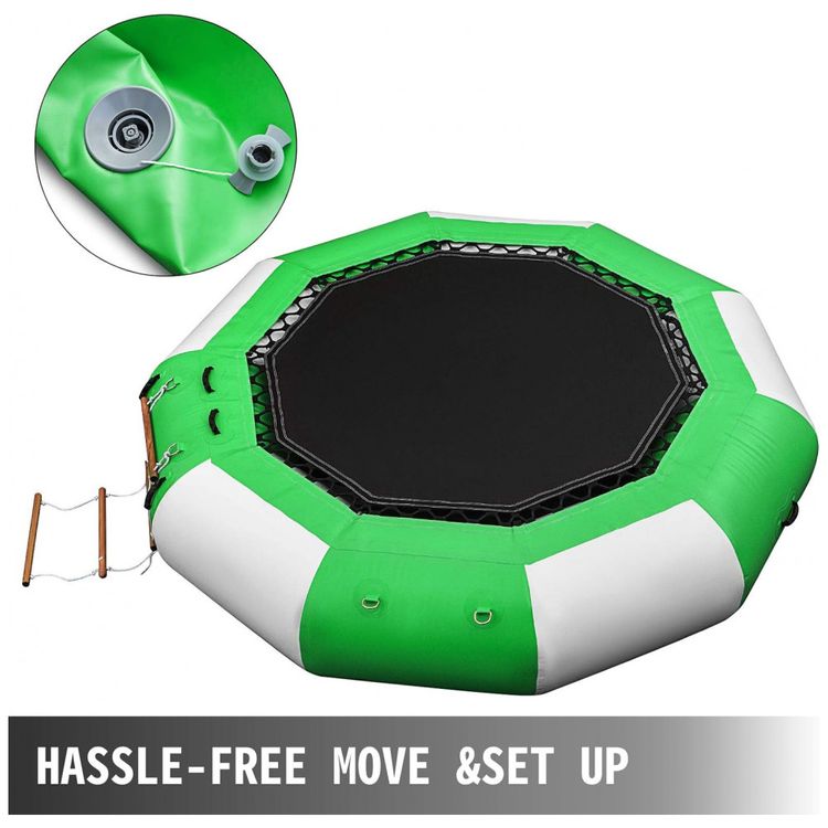 Cama-Elastica-Inflavel-para-Piscinas-Lagos-e-Jardim-Suporta-foto-3