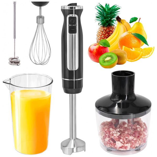 Espumador-Eletrico-de-Leite-em-Aco-Inoxidavel-a-Bateria-com-foto-0