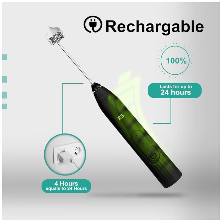 Espumador-Eletrico-de-Leite-em-Aco-Inoxidavel-Recarregavel-foto-1
