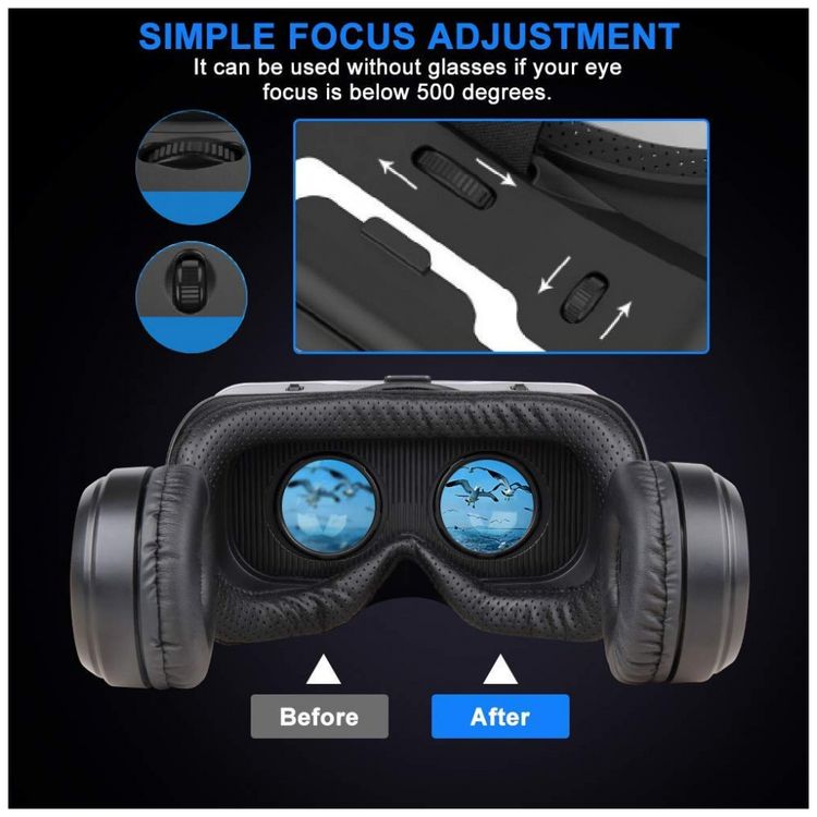 Oculos-VR-Realidade-Virtual-com-Fone-de-Ouvido-e-Controle-foto-2