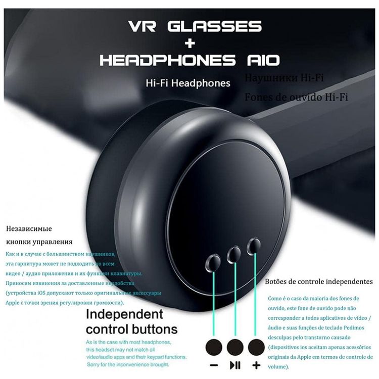 Oculos-VR-Realidade-Virtual-com-Fone-de-Ouvido-e-Controle-foto-5