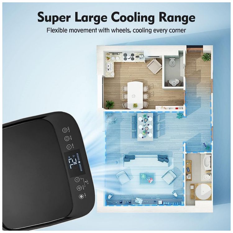 Climatizador-Portatil-Dreo-Pasapair-1.5L-com-Velocidades-foto-4