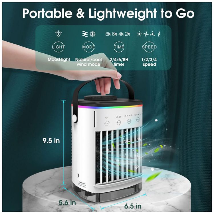 Climatizador-de-Ar-Portatil-700mL-com-4-Velocidades-e-foto-4