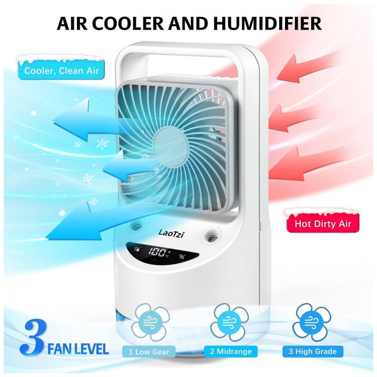 Climatizador-de-Ar-Portatil-350mL-com-3-Velocidades-e-USB-foto-2