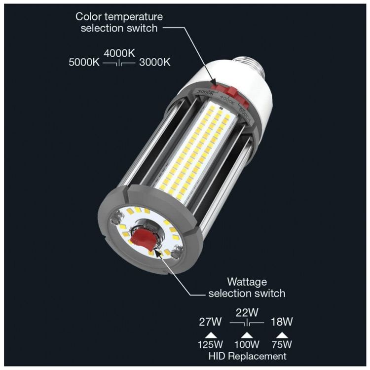 Lampada-LED-Satco-27W-Base-E26-com-Potencia-e-Temperatura-foto-1