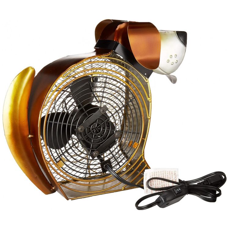 Ventilador-de-Mesa-rativo-com-2-Velocidades-Cachorro-110v-foto-1