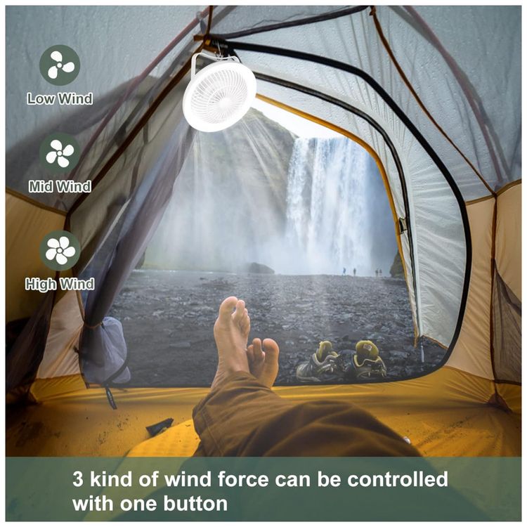 Ventilador-de-Mesa-Portatil-com-3-Velocidades-e-Carregamento-foto-2