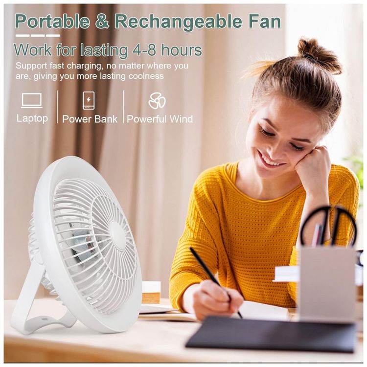 Ventilador-de-Mesa-Portatil-com-3-Velocidades-e-Carregamento-foto-4