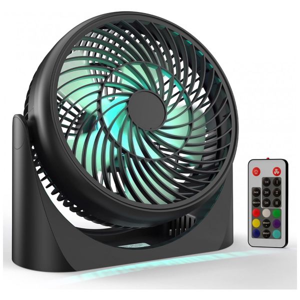 Ventilador-de-Mesa-Portatil-com-Controle-Remoto-e-Luz-foto-0