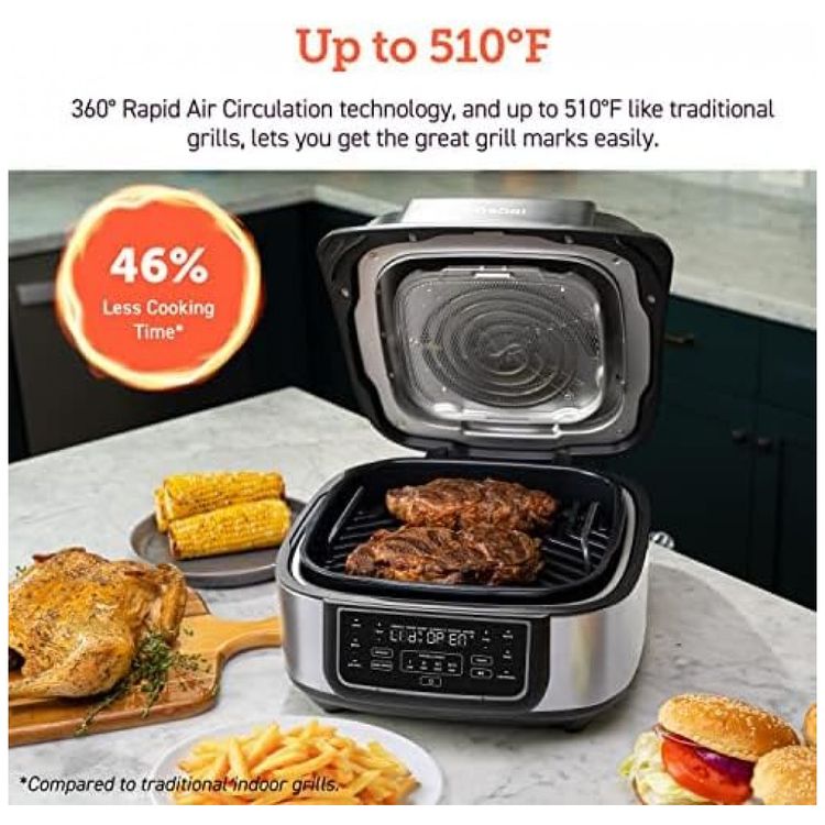 Fritadeira-Eletrica-AirFryer-6L-em-Aco-Inoxidavel-com-Painel-foto-1