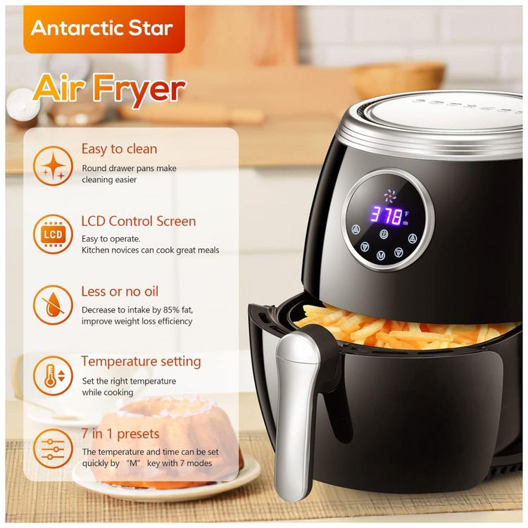 Fritadeira-Eletrica-AirFryer-6L-com-Frigideira-Antiaderente-foto-3