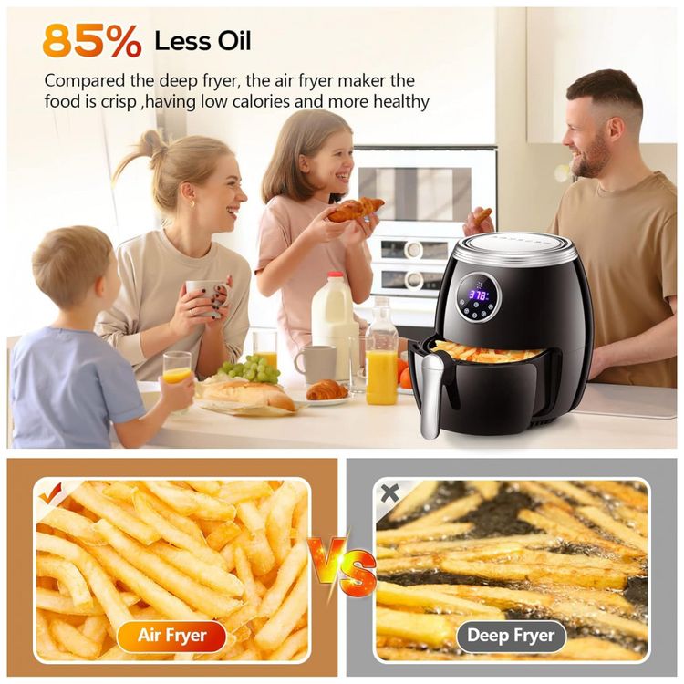 Fritadeira-Eletrica-AirFryer-6L-com-Frigideira-Antiaderente-foto-4