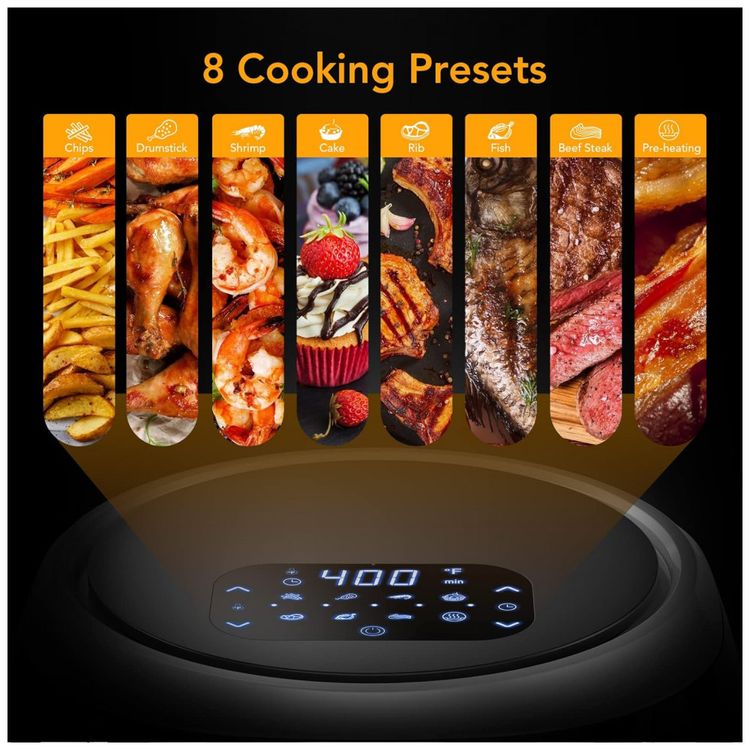 Fritadeira-Eletrica-AirFryer-8.5L-com-Painel-Digital-e-foto-3