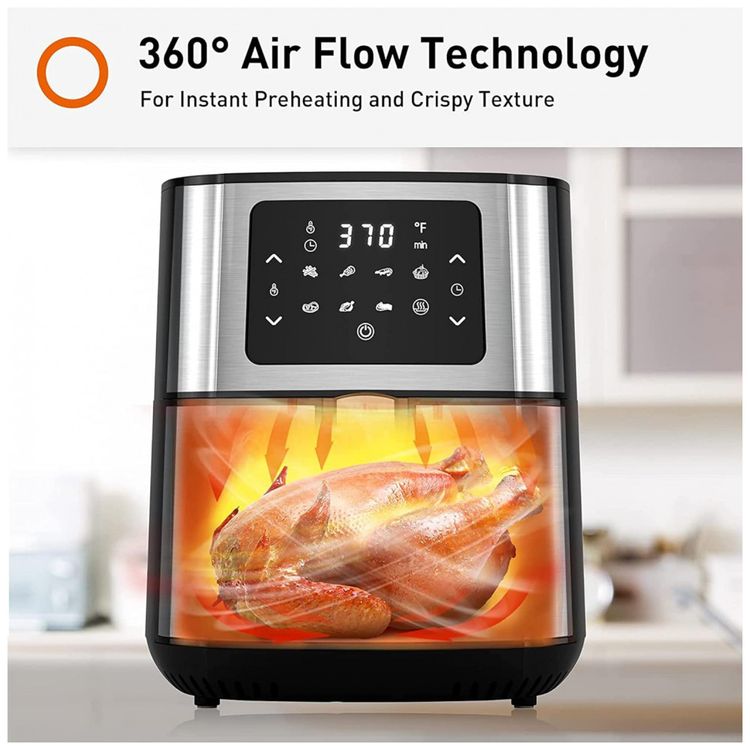Fritadeira-Eletrica-AirFryer-5.8L-em-Aco-Inoxidavel-com-foto-3