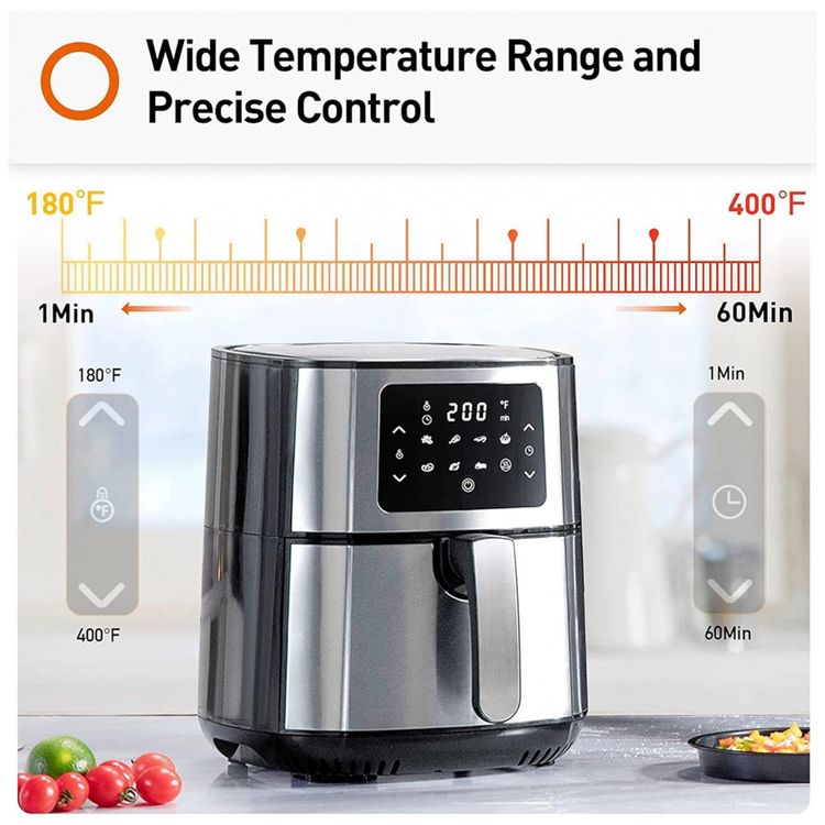 Fritadeira-Eletrica-AirFryer-5.8L-em-Aco-Inoxidavel-com-foto-5