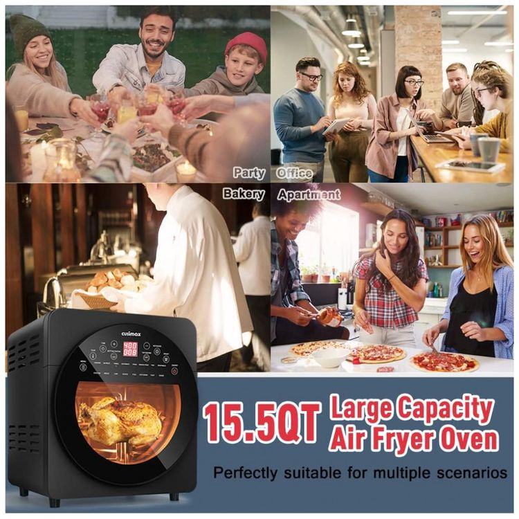Fritadeira-Eletrica-AirFryer-15.5L-em-Aco-Inoxidavel-com-foto-5