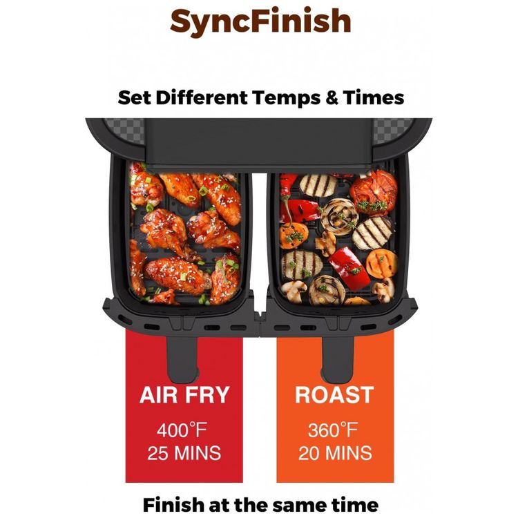 Fritadeira-Eletrica-AirFryer-8L-com-Painel-Digital-e-foto-1