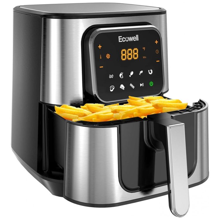 Fritadeira-Eletrica-AirFryer-6L-em-Aco-Inoxidavel-com-Painel-foto-0