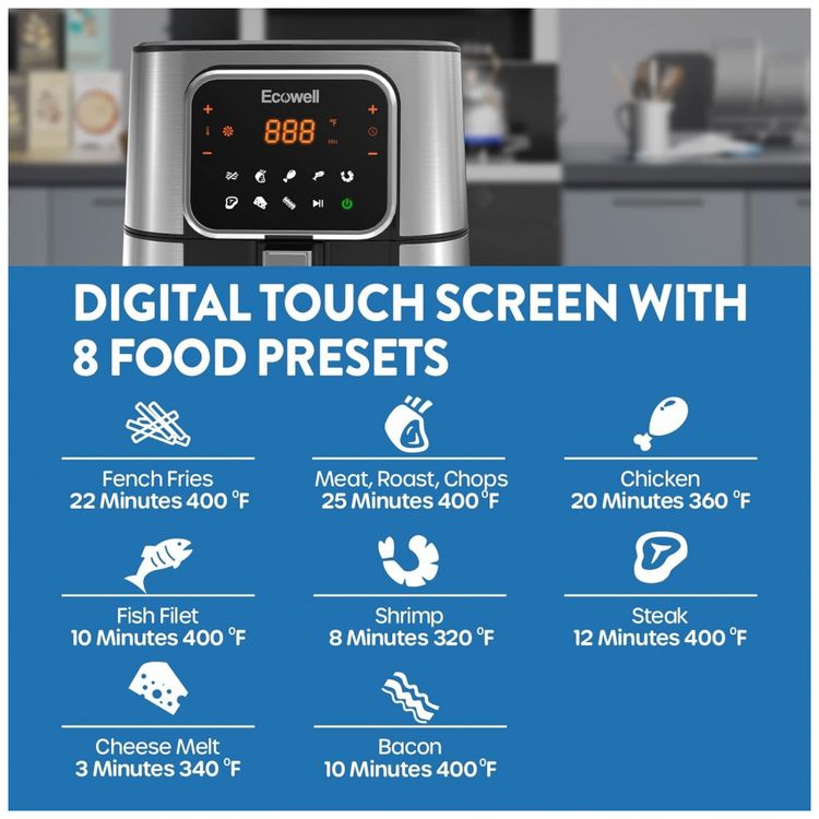 Fritadeira-Eletrica-AirFryer-6L-em-Aco-Inoxidavel-com-Painel-foto-5