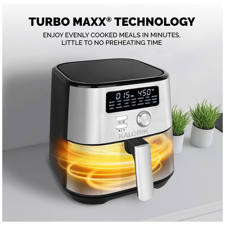 Fritadeira-Eletrica-AirFryer-4L-em-Aco-Inoxidavel-com-Painel-foto-2