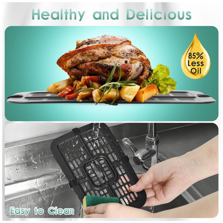 Fritadeira-Eletrica-AirFryer-4L-em-Aco-Inoxidavel-com-Cesto-foto-3