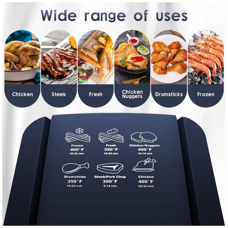 Fritadeira-Eletrica-AirFryer-4L-em-Aco-Inoxidavel-com-Cesto-foto-1