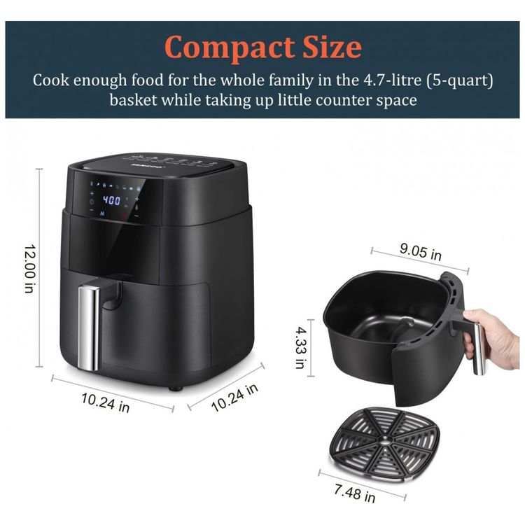 Fritadeira-Eletrica-AirFryer-4.7L-com-Painel-Digital-e-Cesto-foto-5