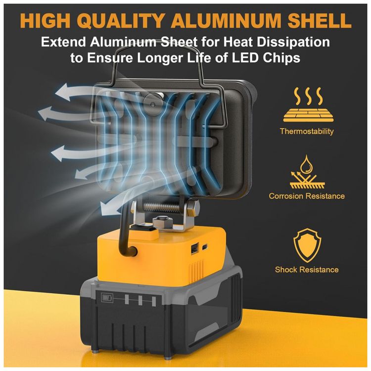 Luz-de-trabalho-27W-2700LM-Alimentada-por-Bateria-Dewalt-18-foto-3