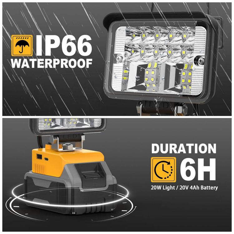 Luz-de-trabalho-27W-2700LM-Alimentada-por-Bateria-Dewalt-18-foto-4