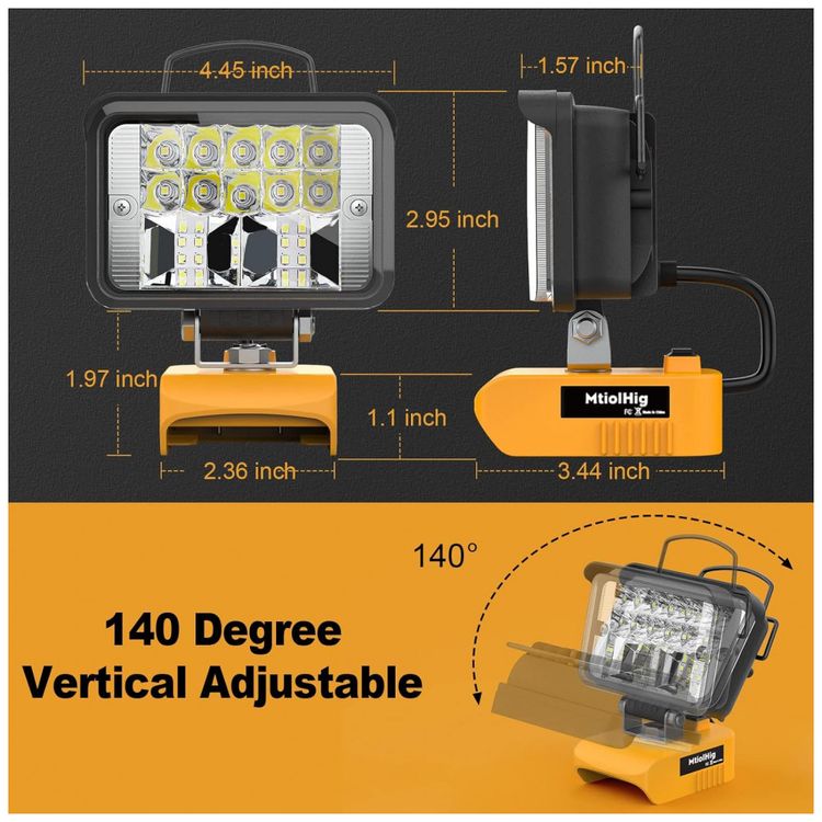 Luz-de-trabalho-27W-2700LM-Alimentada-por-Bateria-Dewalt-18-foto-5