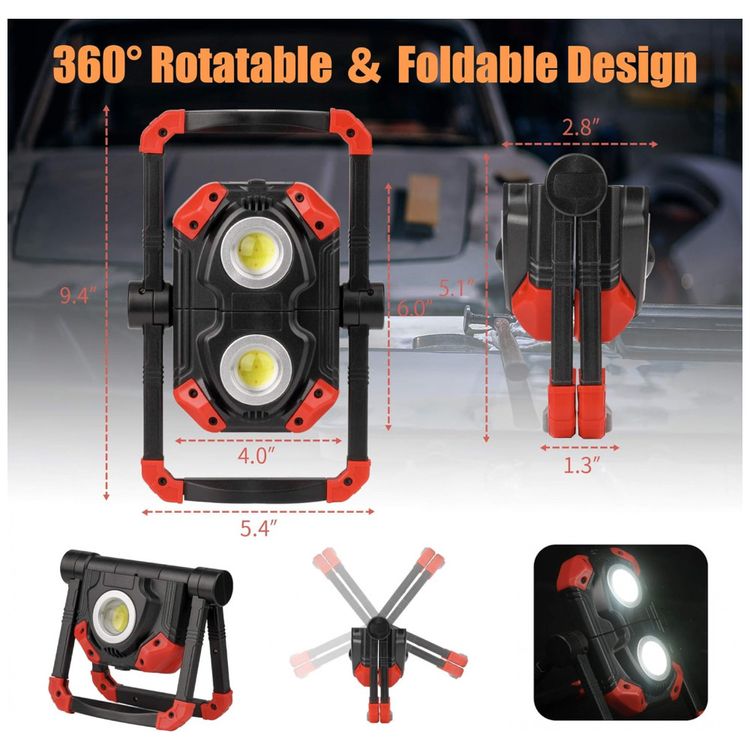 Lanterna-Luz-de-Trabalho-LED-Portatil-Dobravel-e-foto-2