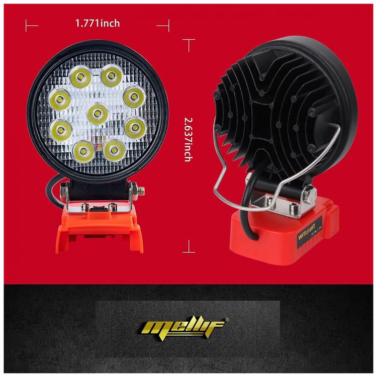Luz-de-trabalho-LED-27W-2400LM-Alimentada-por-Bateria-foto-3