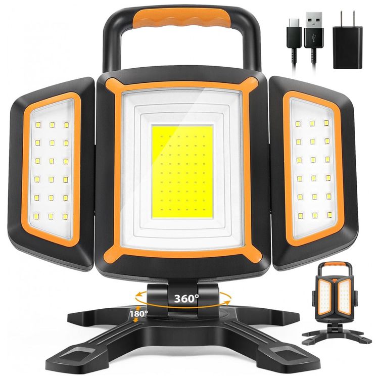 Luz-de-Trabalho-Recarregavel-USB-30W-3000-Lumens-a-Prova-d-foto-0