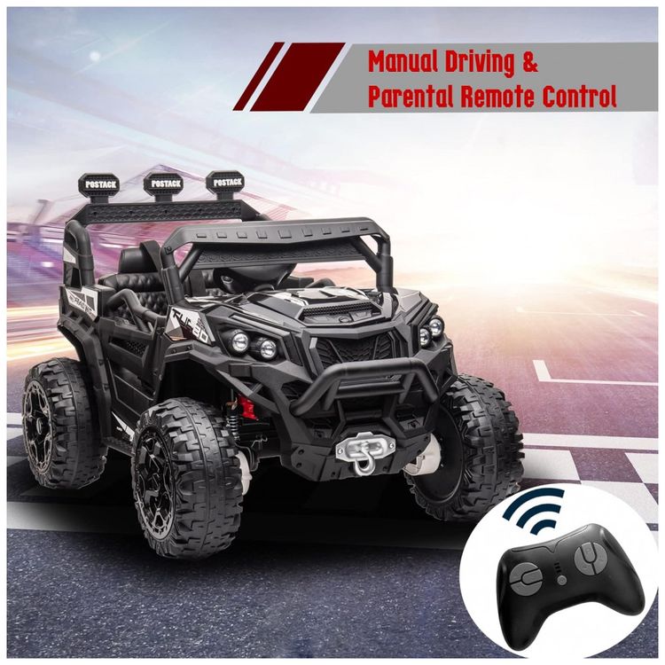 Carro-Eletrico-Infantil-a-Bateria-12V-2-Assentos-com-3-foto-5