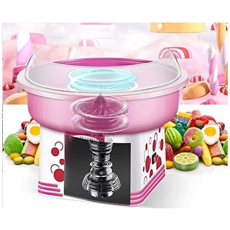 Maquina-de-Algodao-Doce-Eletrica-110v-JYDQM-Rosa-foto-1