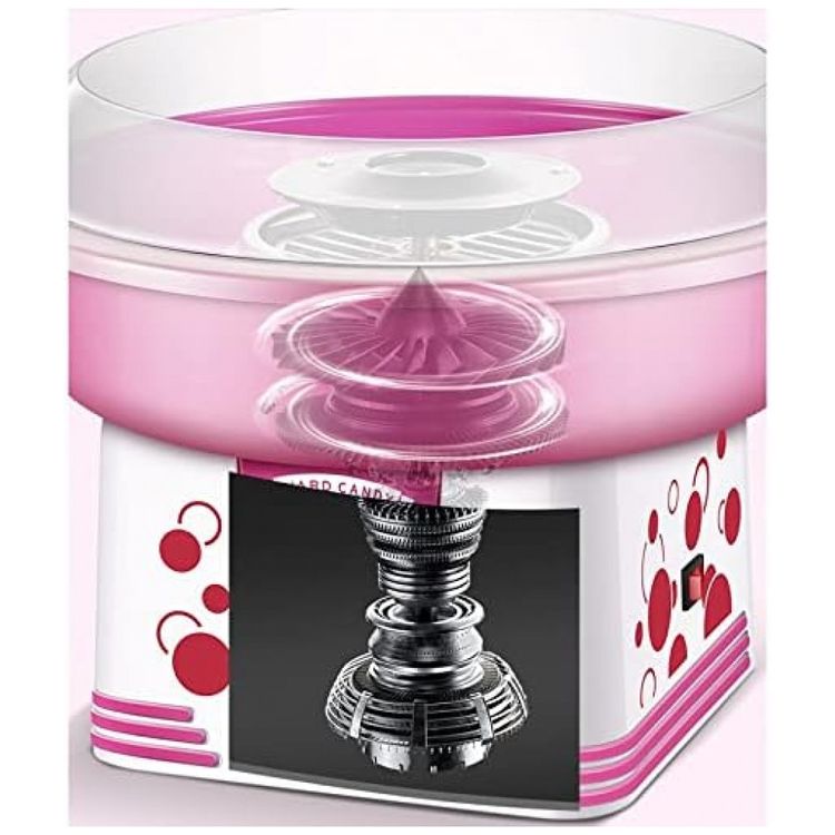 Maquina-de-Algodao-Doce-Eletrica-110v-JYDQM-Rosa-foto-4