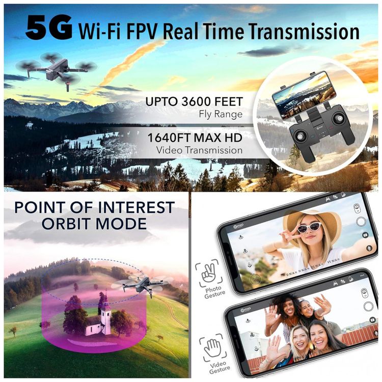 Drone-F24-Pro-com-Camera-4K-Transmissao-5G-com-Estojo-de-foto-2