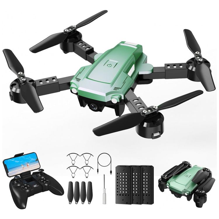 Mini-Drone-com-Camera-1080P-FPV-3-Velocidades-para-Adultos-foto-0