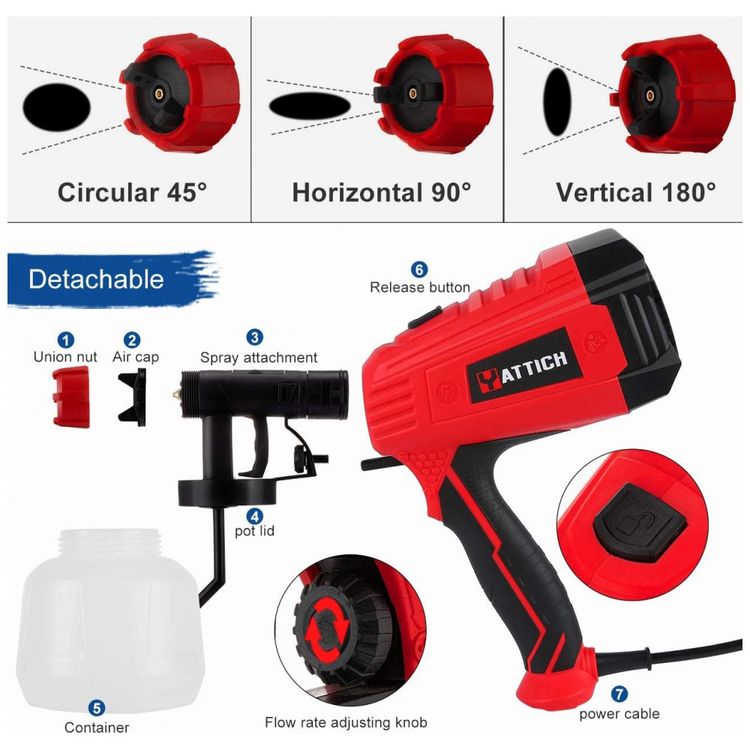 Pistola-de-Pintura-Pulverizadora-1L-com-5-Tamanhos-de-foto-1