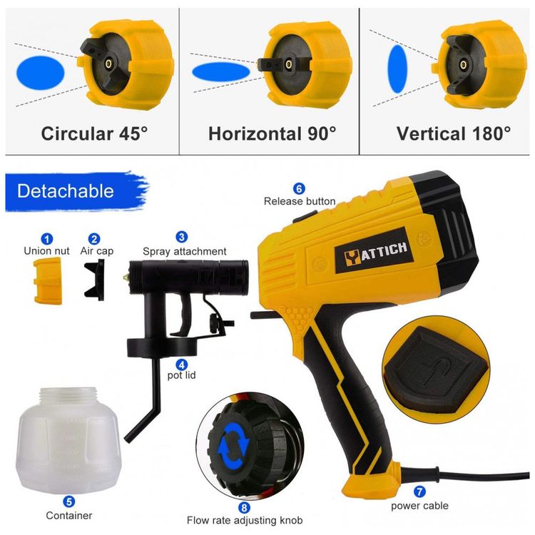 Pistola-de-Pintura-Pulverizadora-1L-com-5-Tamanhos-de-foto-1