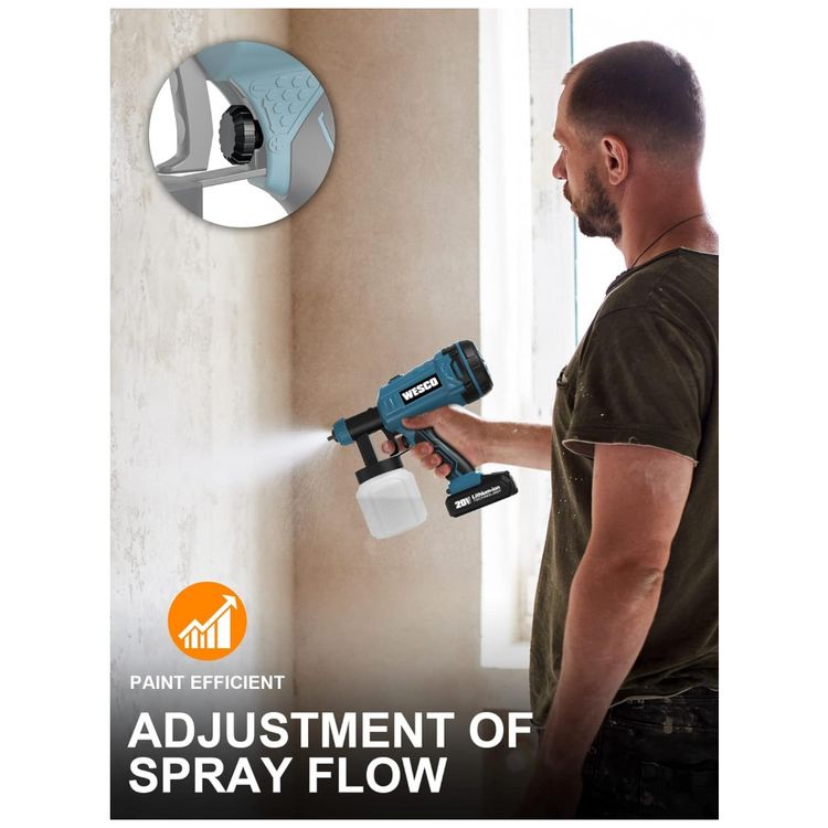 Pistola-de-Pintura-Pulverizadora-800mL-com-3-Modos-de-foto-4