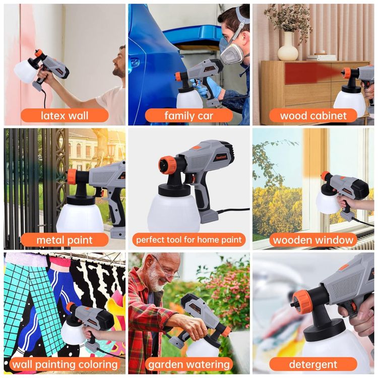 Pistola-de-Pintura-Pulverizadora-1.3L-com-3-Modos-de-foto-5