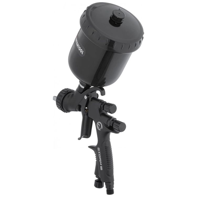 Pistola-de-Pintura-Pulverizadora-600mL-em-Aco-Inoxidavel-foto-4
