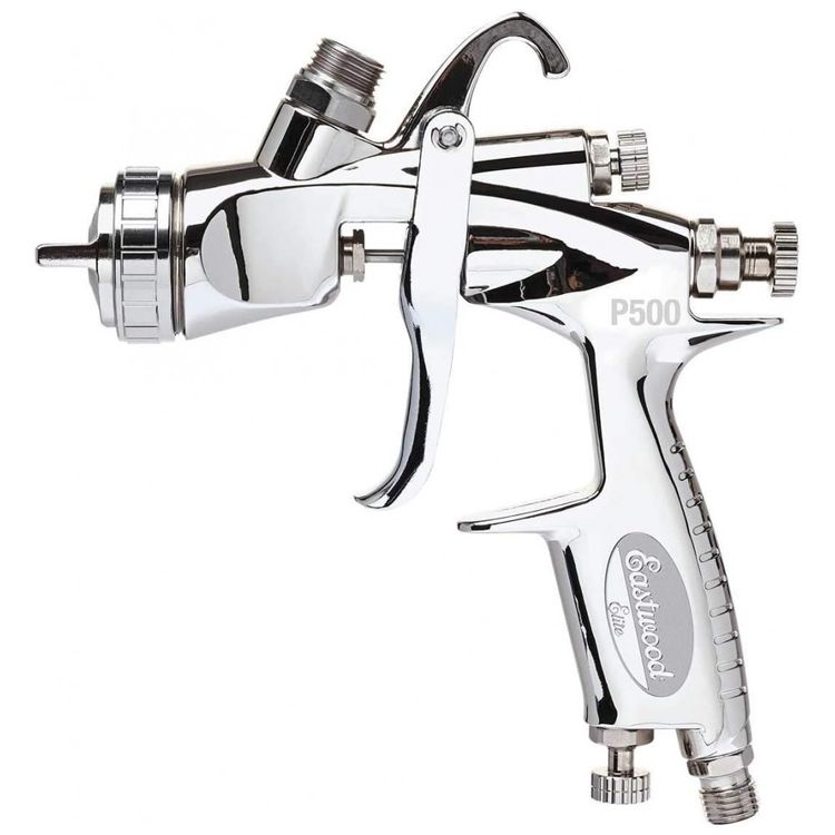 Pistola-de-Pintura-Pulverizadora-500mL-em-Aco-Inoxidavel-foto-2