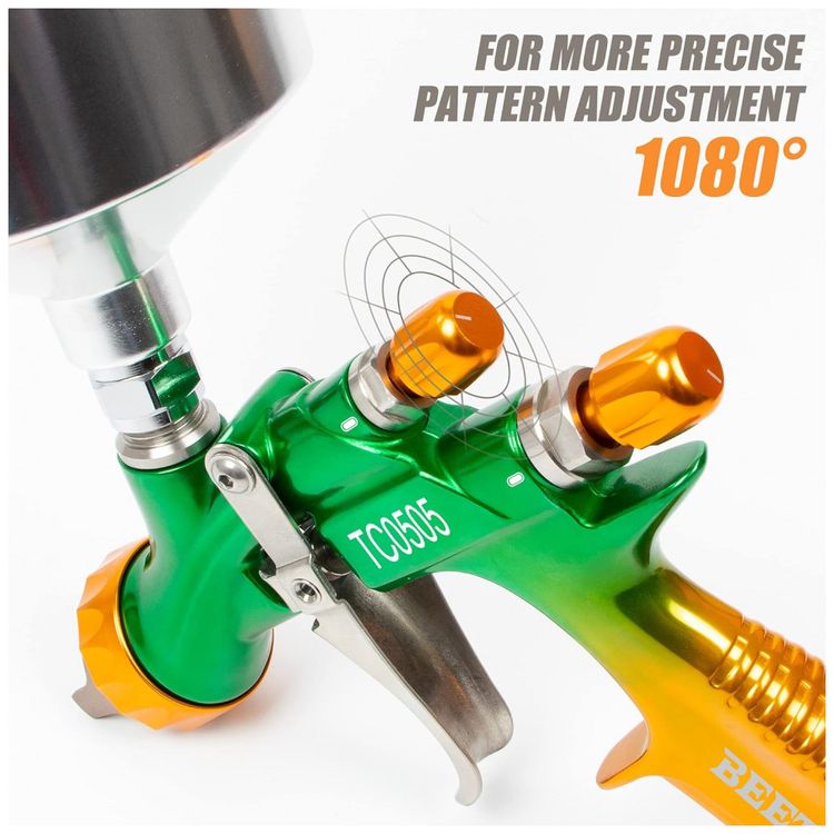 Pistola-de-Pintura-Pulverizadora-1L-em-Aco-Inoxidavel-foto-4