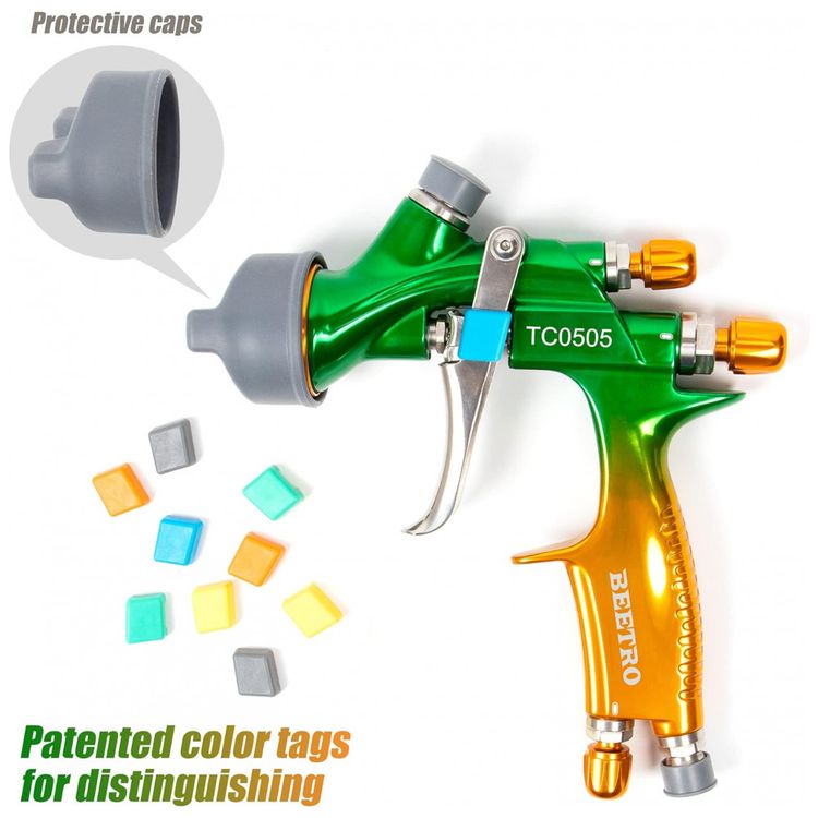 Pistola-de-Pintura-Pulverizadora-1L-em-Aco-Inoxidavel-foto-5