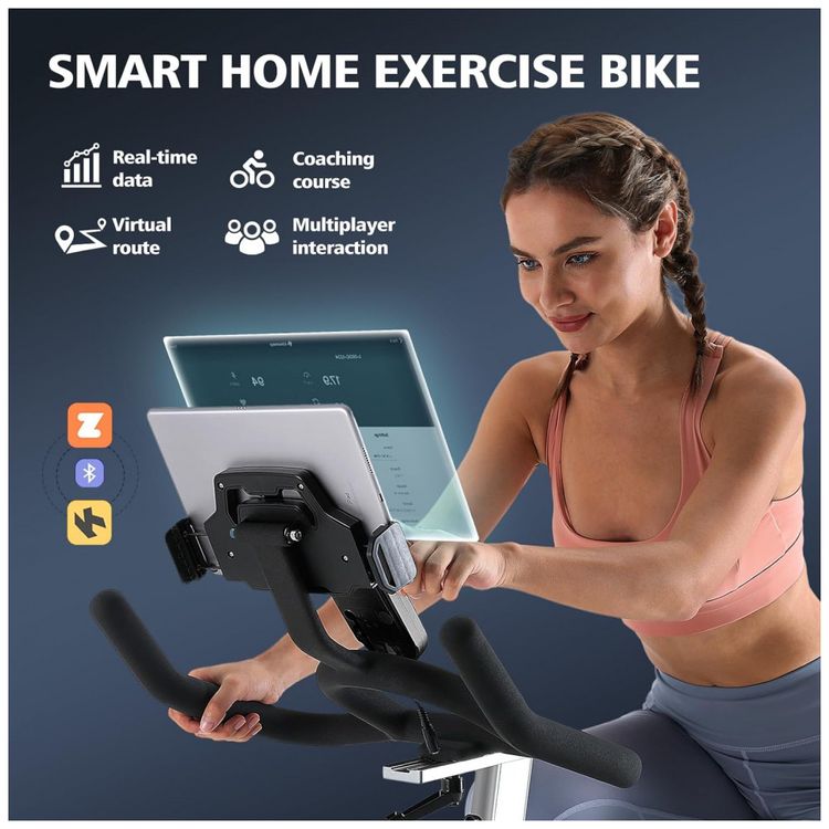 Bicicleta-Ergometrica-com-Cinto-de-Acionamento-e-Assento-foto-1