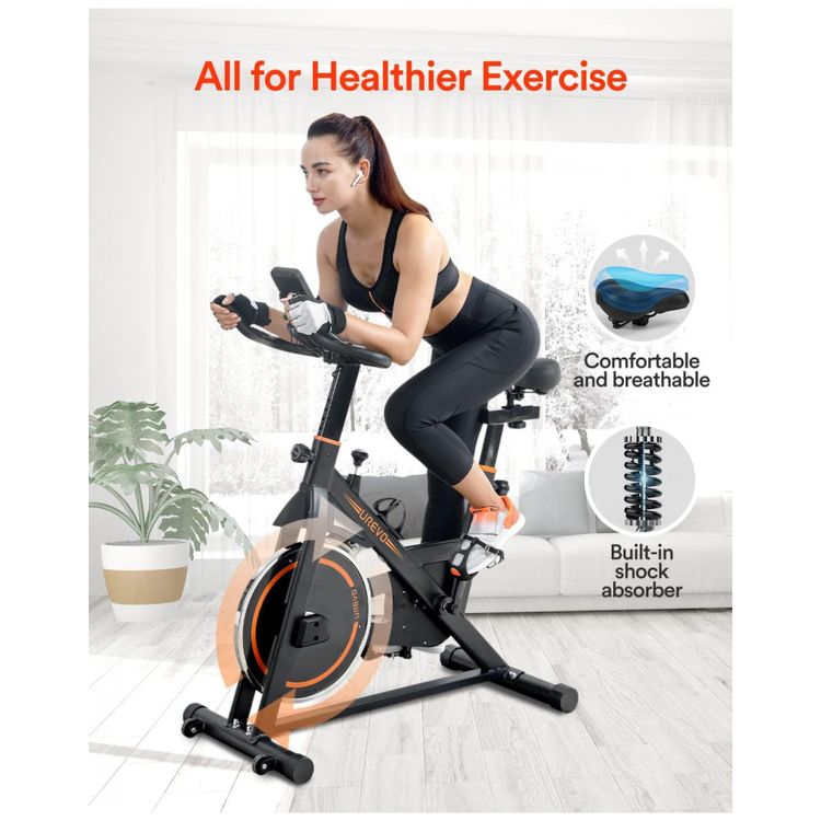 Bicicleta-Ergometrica-com-Monitor-Digital-e-Assento-foto-3