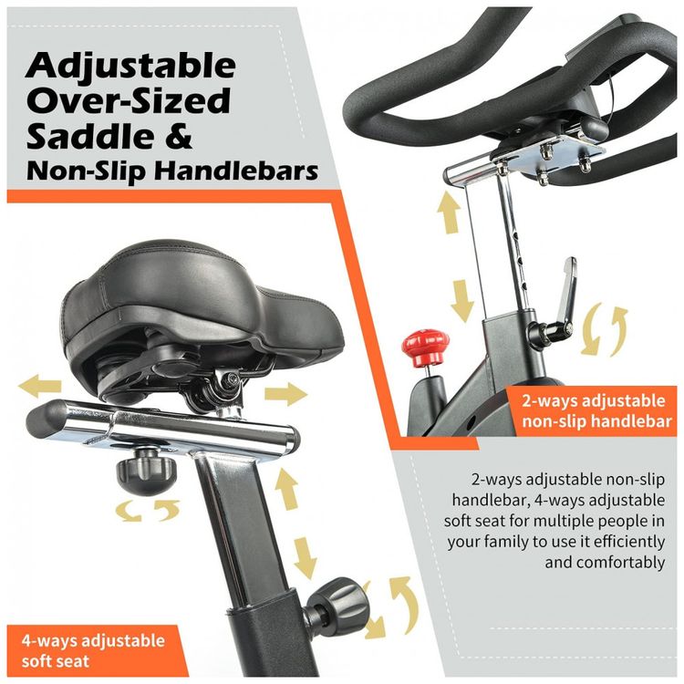 Bicicleta-Ergometrica-com-Assento-e-Guiador-Ajustaveis-foto-5